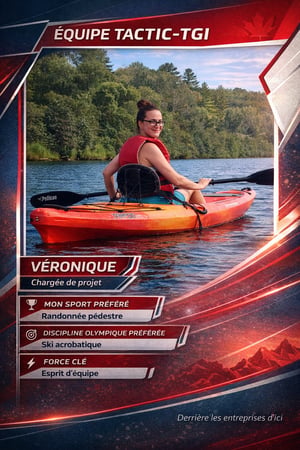 Véronique en kayak